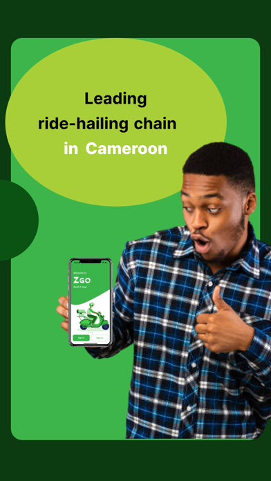 ZGO app screenshot showing booking flow